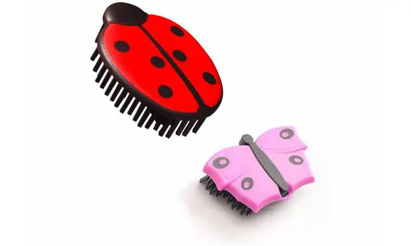 Lot brosses coccinelle et papillon V7