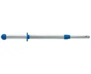 Manche alu télescopique ergonomique bleu