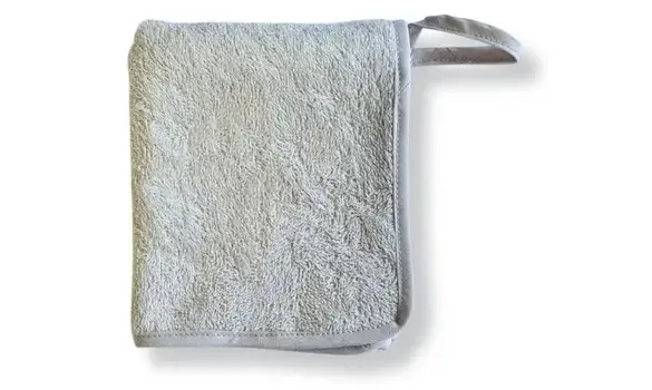 Serviette invité bambou silver