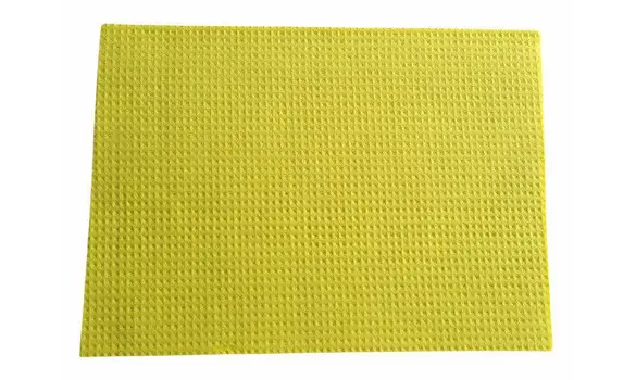 égouttoir toile-éponge jaune