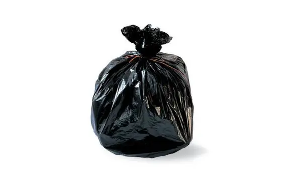 Sac poubelle 100 L noir avec lien