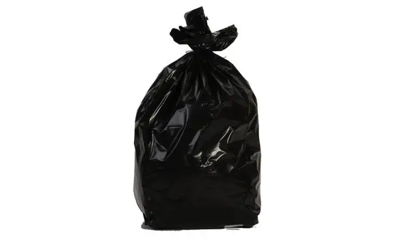 Sac poubelle 170 L noir avec lien