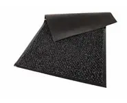 Tapis microfibre gris 90x150 cm