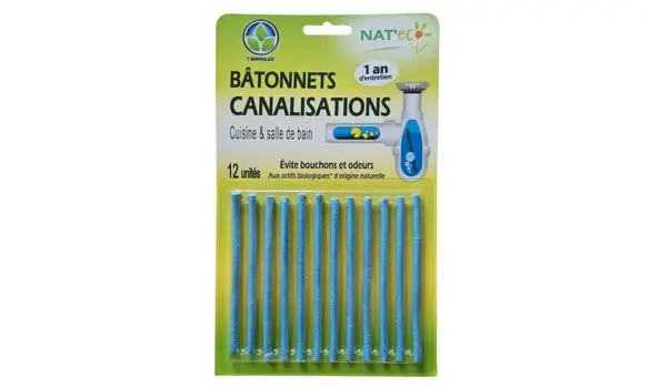 Bâtonnets canalisations biologiques